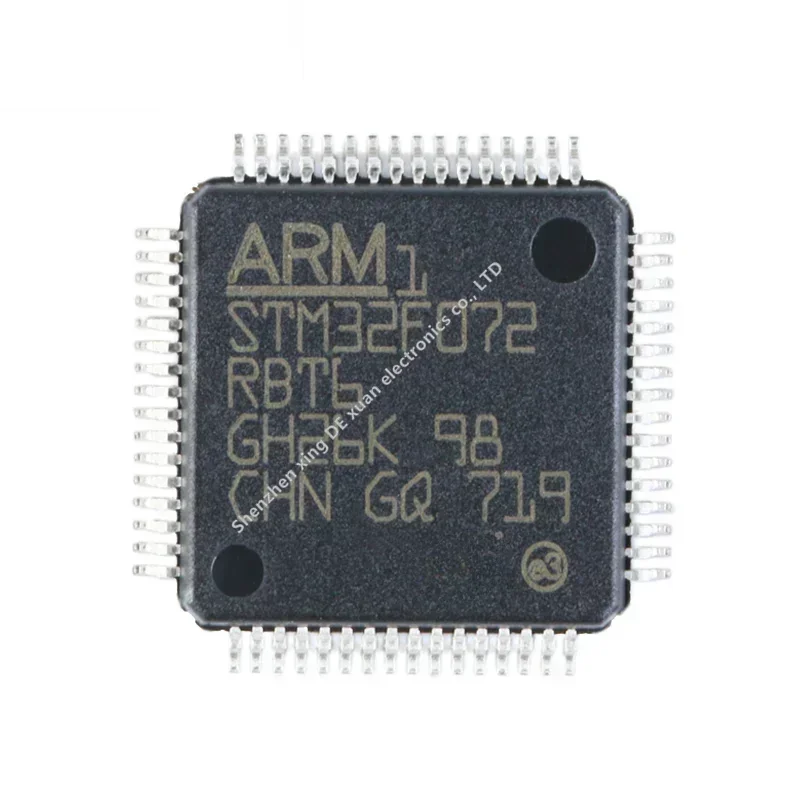 Original genuine STM32F072RBT6 LQFP-64 ARM Cortex-M0 32-bit microcontroller MCU Integrated circuit IC