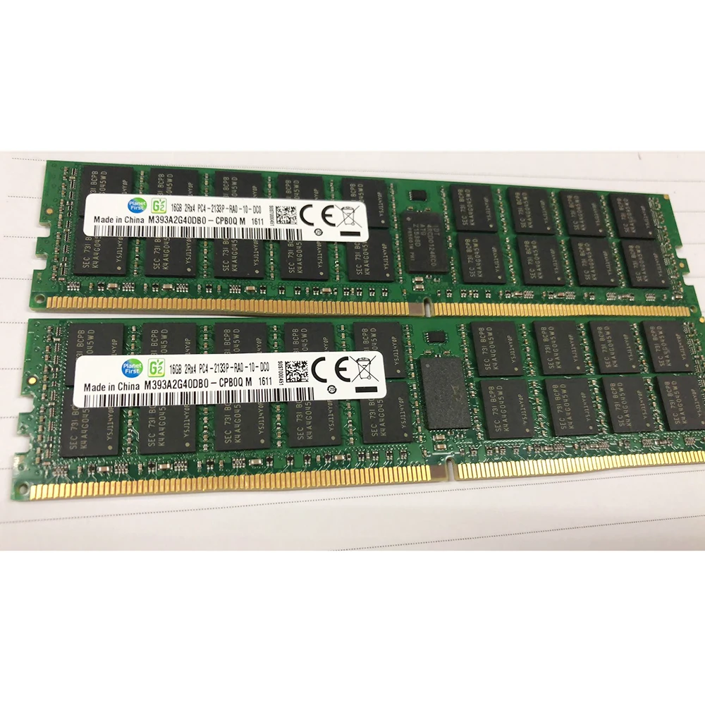

1 шт. 16 ГБ 2RX4 PC4-2133P DDR4 серверная память для Samsung RAM M393A2G40DB0-CPB0Q