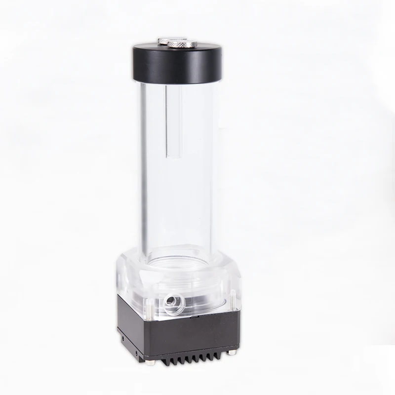 Syscooling Black ARGB Hard Tube CPU Liquid Cooler - Copper Radiator & High-Lift Pump