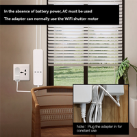 B30C-Tuya Wifi Smart Motor For Roller Blinds Electric Chain Shade Shutter Drive RF Remote Kit Smart App Via Alexa/Google US Plug