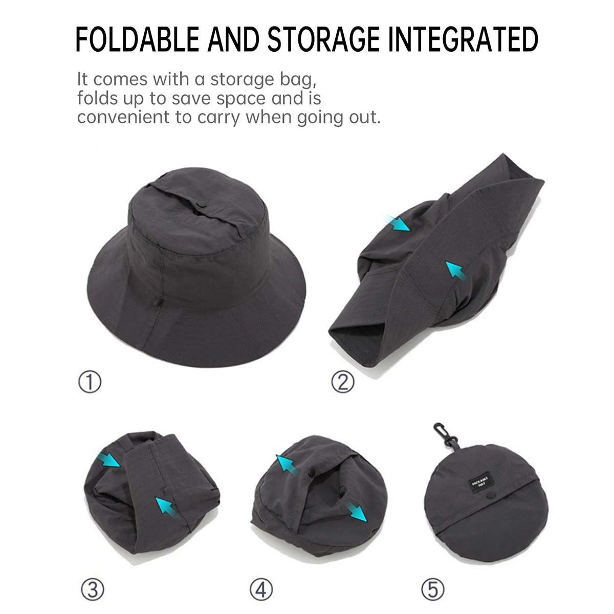 Summer Waterproof Fisherman's Hat, Foldable Bucket Hat, Thin Quick-Dry  Outdoor Hiking Hat, Portable Sun Hat for Men and Women, Suitable for  Outdoor Activities, Shopping, and Commuting - AliExpress ...