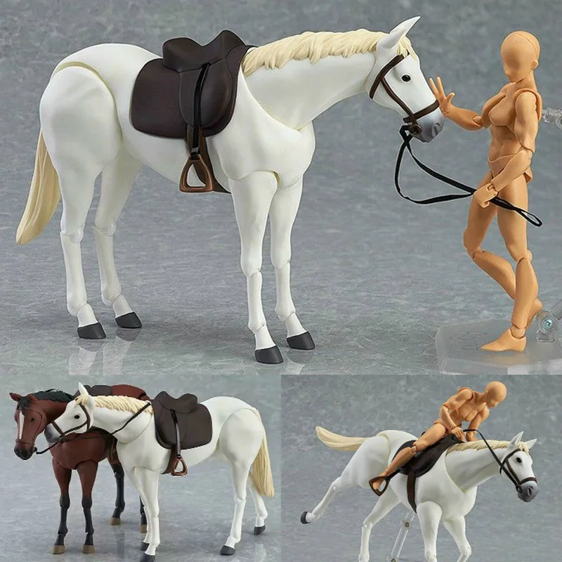 Figura de acción de ferrita de caballo móvil, arquetipo de Anime, modelo de colección, pintura de artista, maniquí, arte, dibujo, boceto