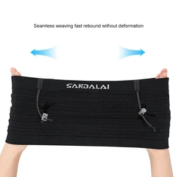 Sports Waist Pack for Women Men with Phone Holder Fanny Pack Number Belt Runner Belt Elastic for Running Walking Cycling Camping