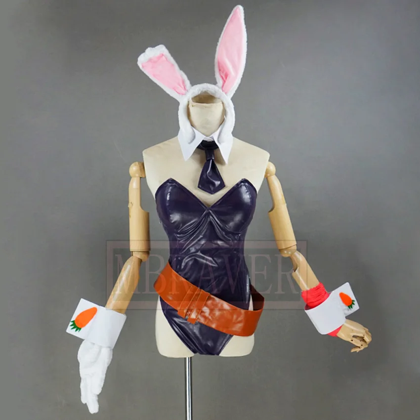 LOL Riven the Exile Bunny Girl Cosplay Costume Halloween Christmas Custom Made Any Size