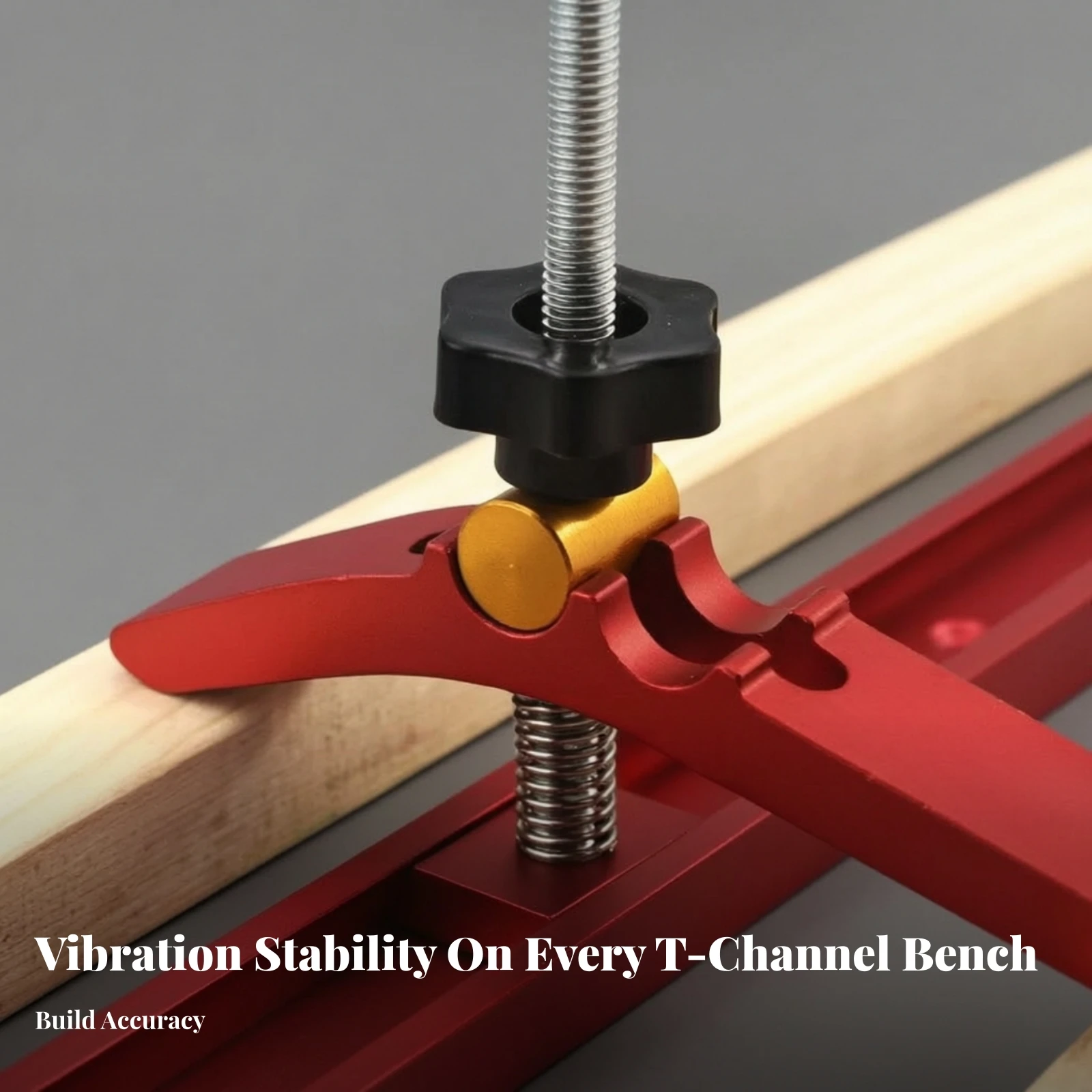 T-Track Clamps High Tension T-Slot Hold-down Clamp Clamps Heavy Duty for Woodworkers, Routing, Drilling