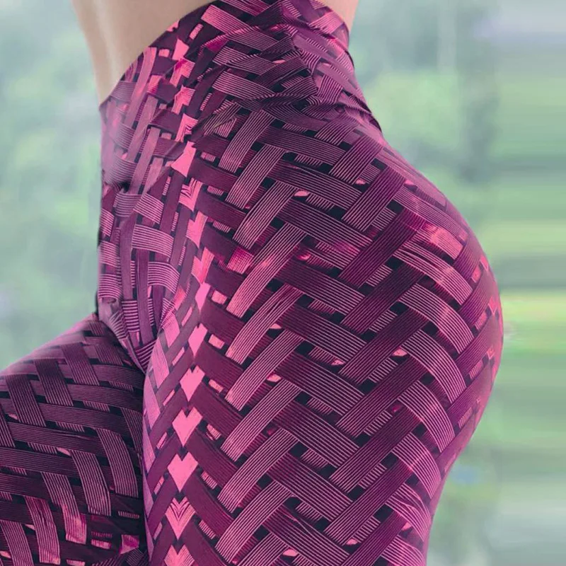 Woven Digital Print Women's Yoga Pants Yoga Clothes Women's Pants Leggings