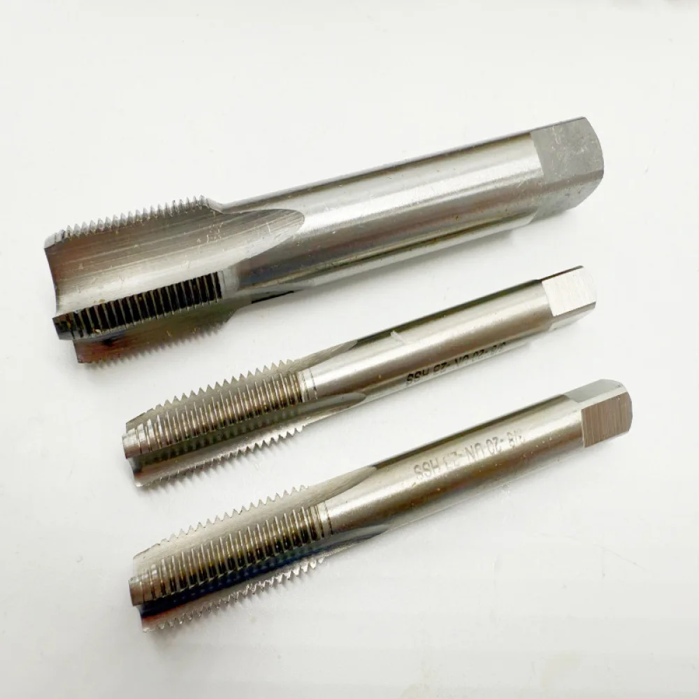 For Aijiede High Speed Steel M2 Straight Flute Machine Tap Thread Cutting Accessory Impact Metal Working Drilling Tool