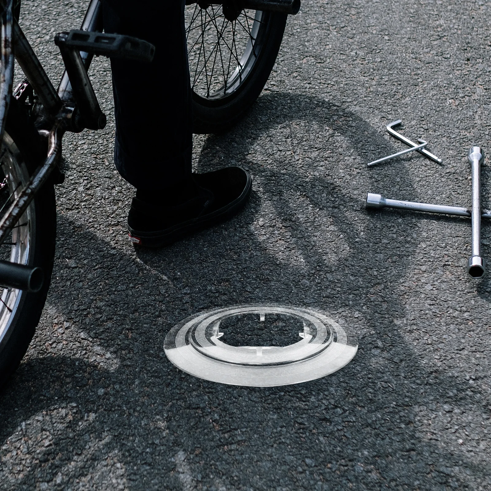 

Flywheel Cover Bike Shield Scooter Chain Guard Variable Speed Firm Hub Protective for Derailleur Plastic Mountain Bicycle