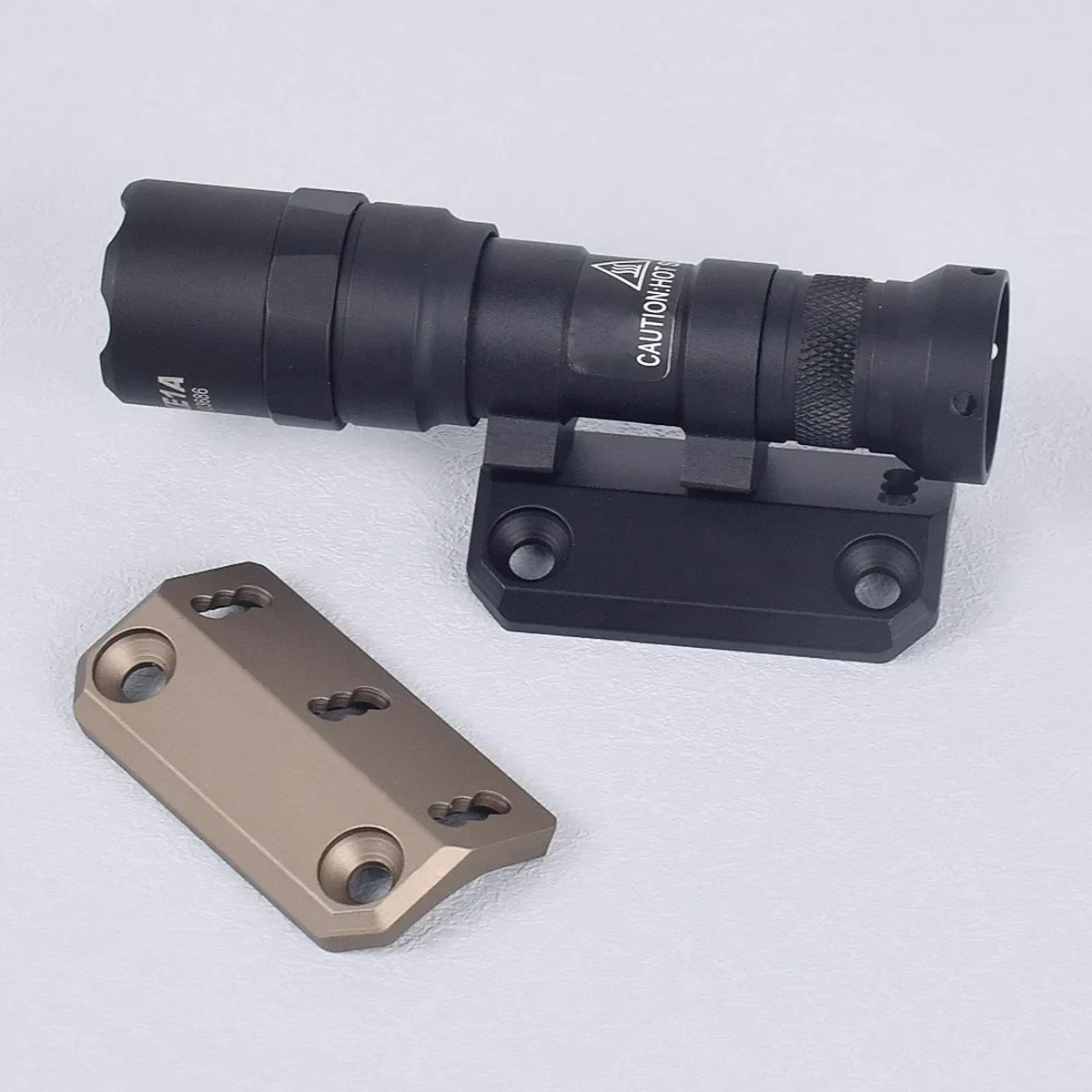 Tactical ARIS Series Surefire M300 M600 Offset Scout Mount Fit 20mm Ml-k Keymod SMR Rail Base for M600B M951 M620 Flashlight