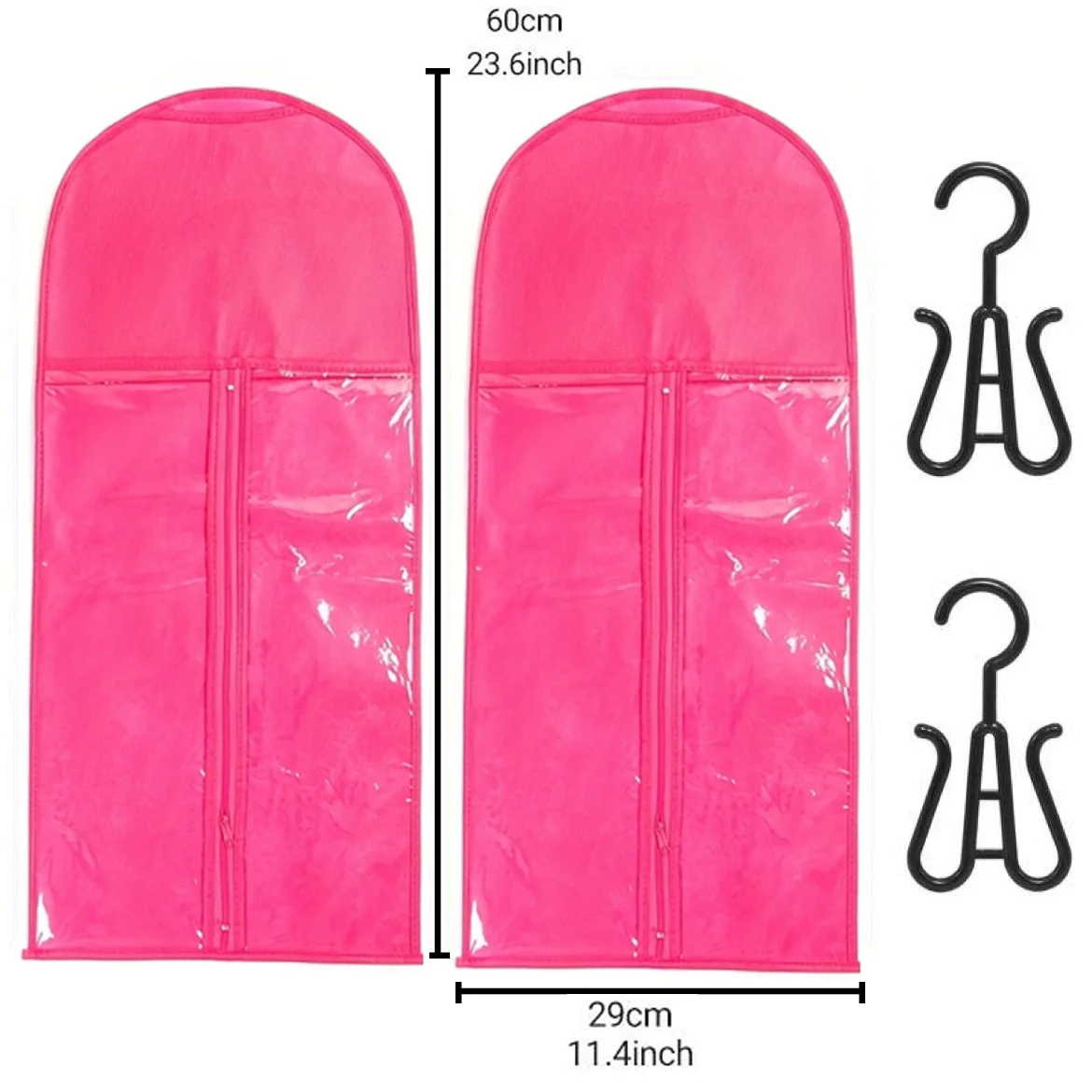 Wig Storage Bags with Hanger for Hair Extensions