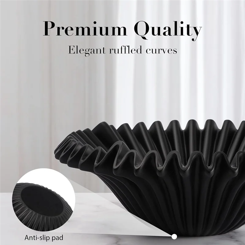 

LLCS-Large Decorative Bowl - Fruit Bowl For Kitchen Counter, Key Bowl For Entryway Table, Modern Decorative Bowls For Home