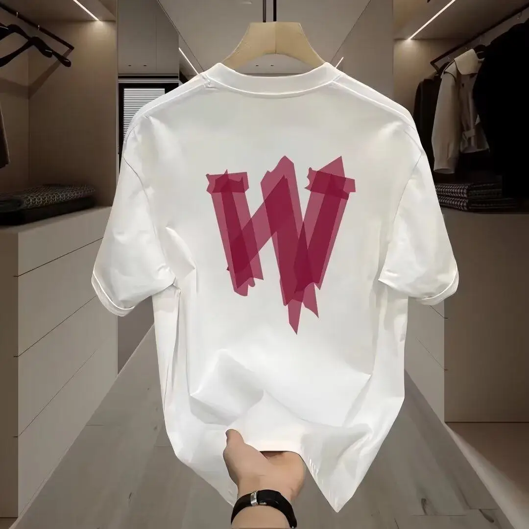 

Летняя базовая хлопковая футболка унисекс с круглым вырезом и коротким рукавом, свободного кроя, мягкая, дышащая, быстросохнущая, для повседневной носки на улице