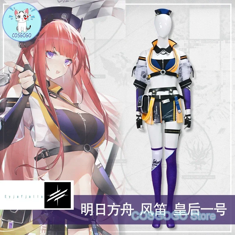 

[Customized] Game Arknights Empress One Bagpipe Cosplay Costume Halloween outfits Women New Suit Uniform