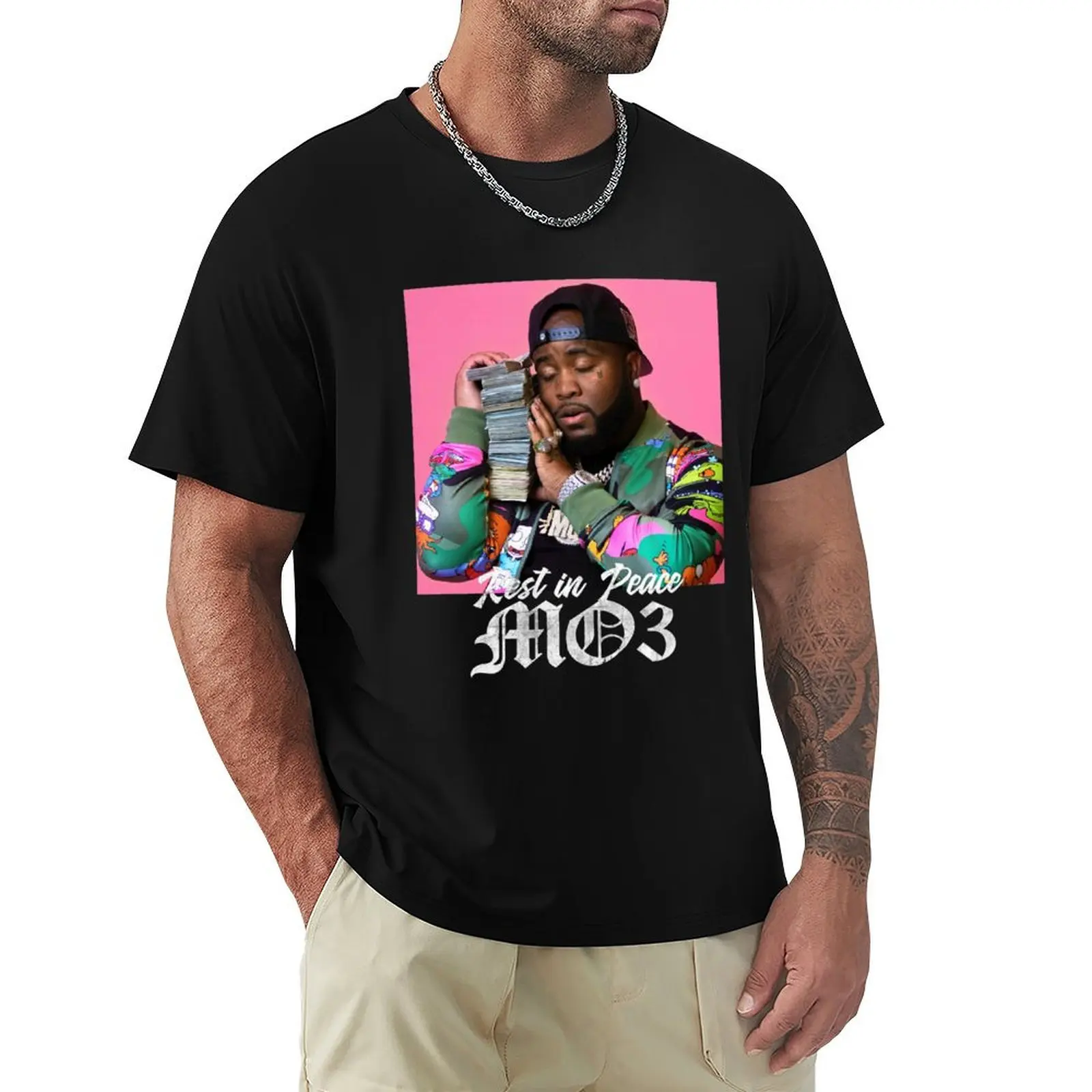 

RIP Mo3 T-Shirt Minimalist Casual Short Sleeve Top