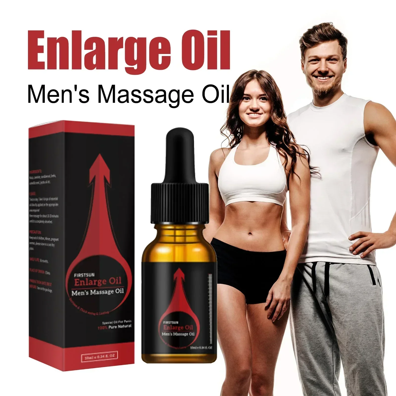 Óleo de massagem para aumento peniano masculino, aumento eréctil avançado, tamanho e saúde, eficiência garantida, XXXL