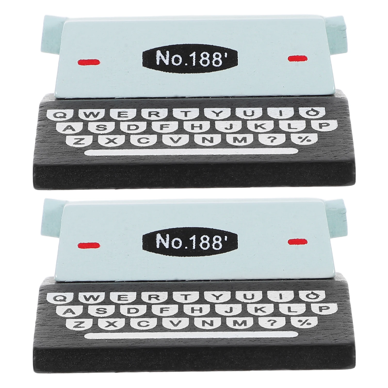 Machine à écrire, dossier de messages, décoration de maison, porte-carte, documents de Table pour bureau