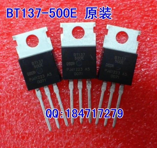 

10pcs orginal new BT137-600E NXP TO-220 50pcs/BT137-600