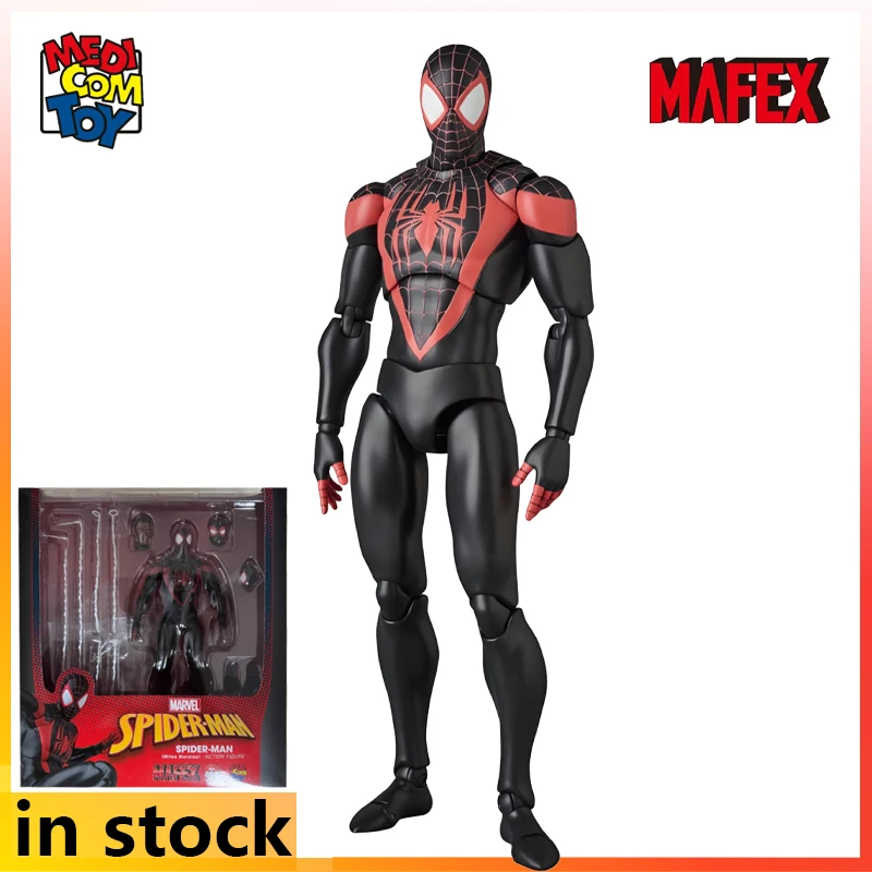 メディコムトイ MAFEX 完成品可動シリーズ スパイダーマン: パラレルユニバース アニメアクションフィギュアモデルおもちゃ友人へのギフト