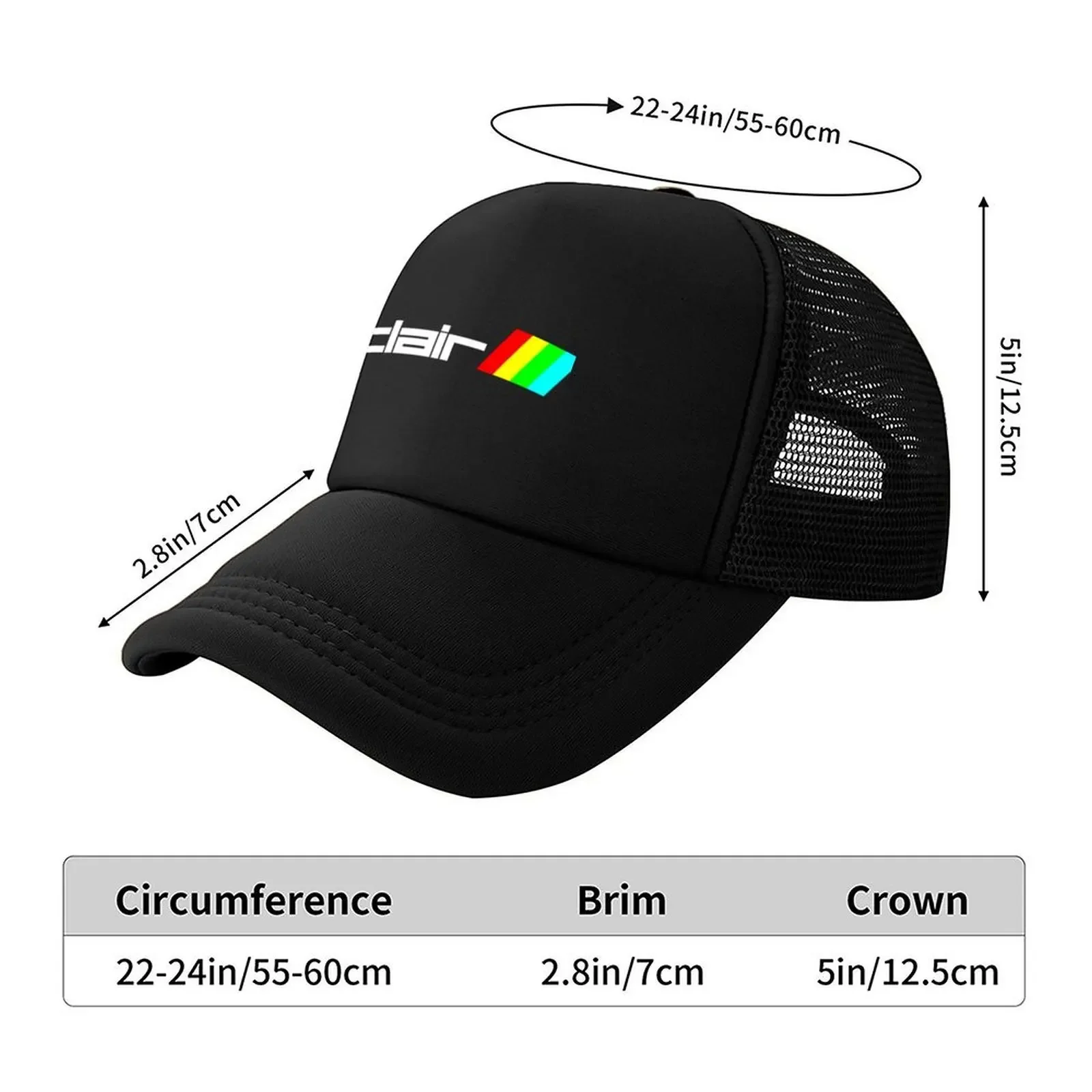 Sinclair ZX Spectrum Baseball Cap funny hat Thermal Visor Streetwear New In The Hat For Man Women's