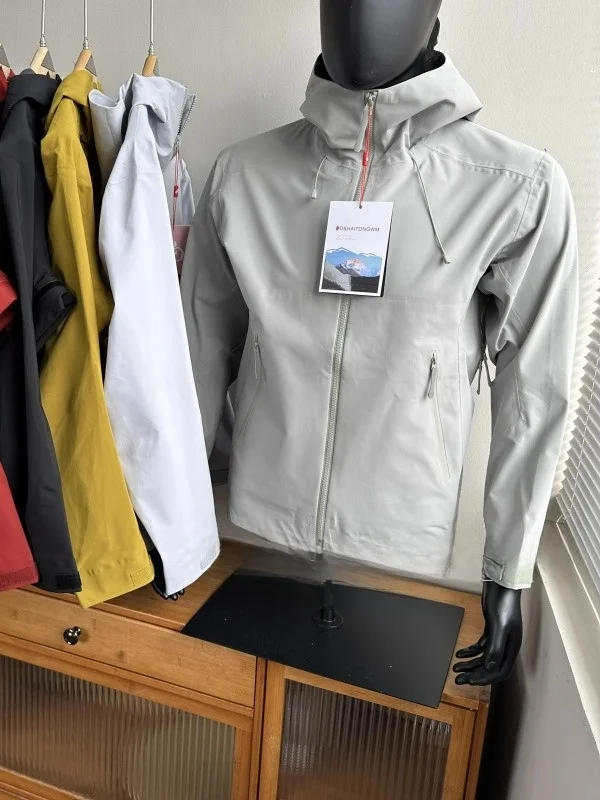 

Outdoor Windproof Waterproof Hardell Hooded Jaet Color Couples Sle Full Taped Zipper Closure Stand Fit Spring ...