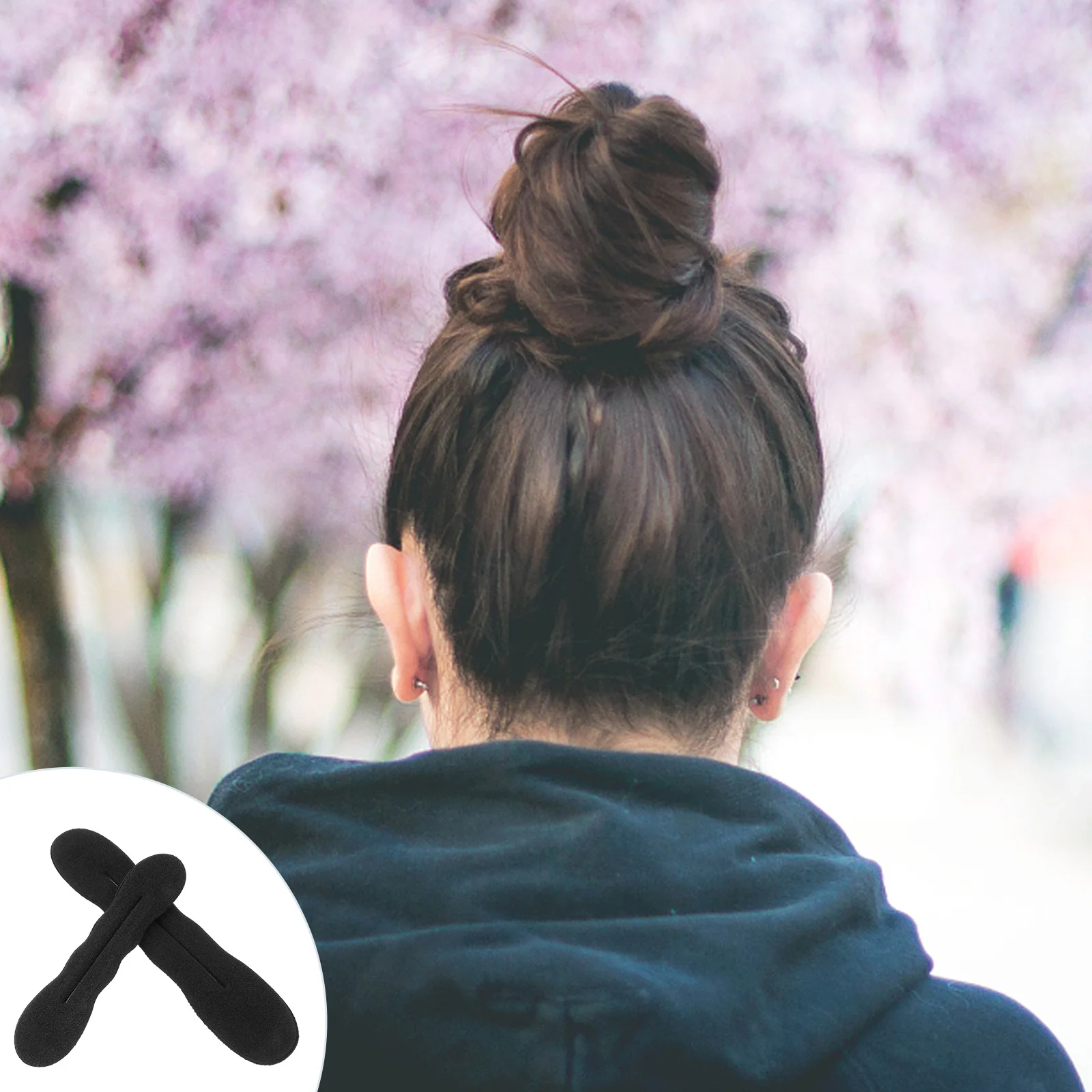 

6 шт., губка для изготовления пончиков, инструмент для укладки волос, 3, большой, 3 маленьких для женщин, балерина, хвостик, прическа, инструмент