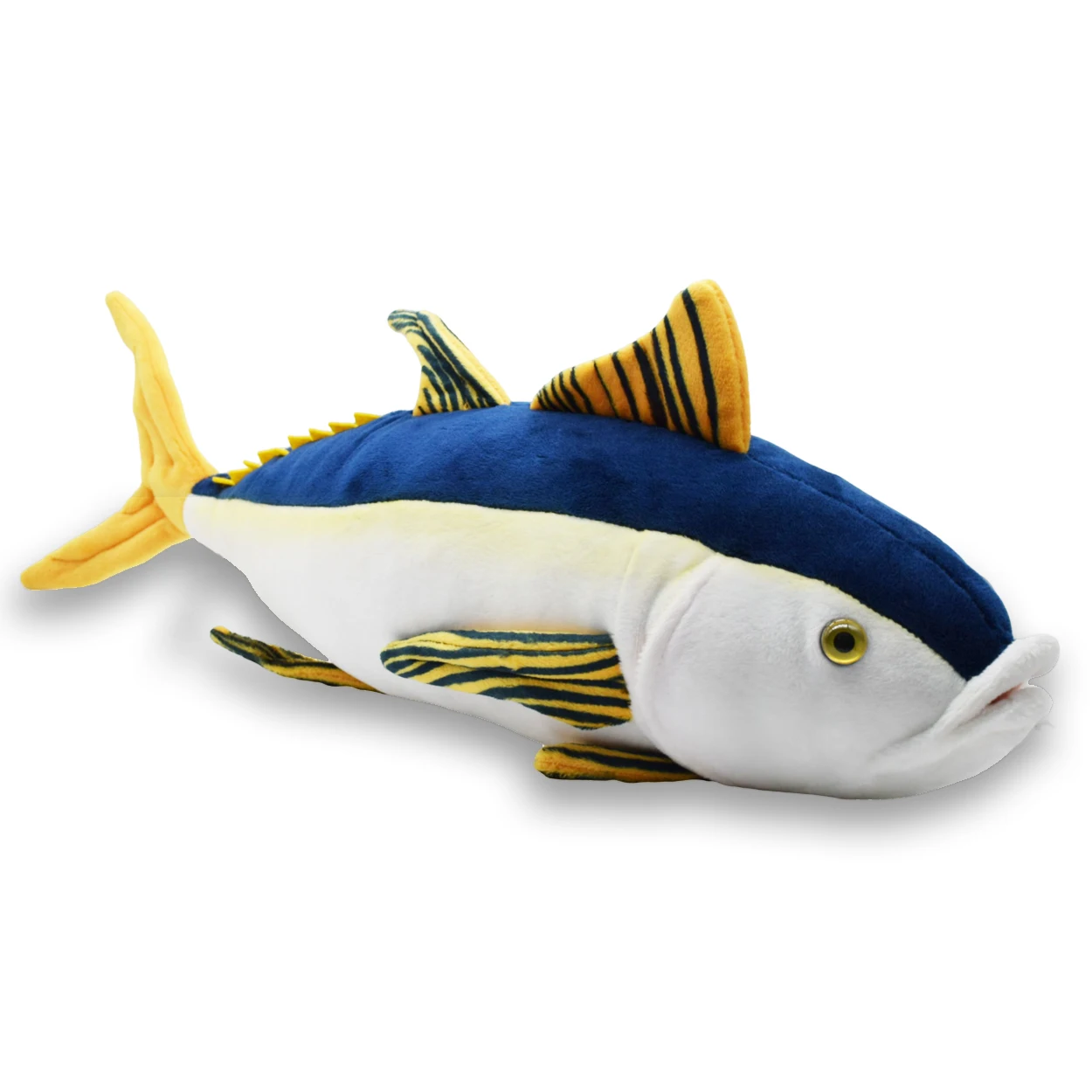 

Realistic Yellowfin Tuna Stuffed Animal Plush Toy, Lifelike Fish Plushies, Simulation Animals, Super Soft Stuffed Toy