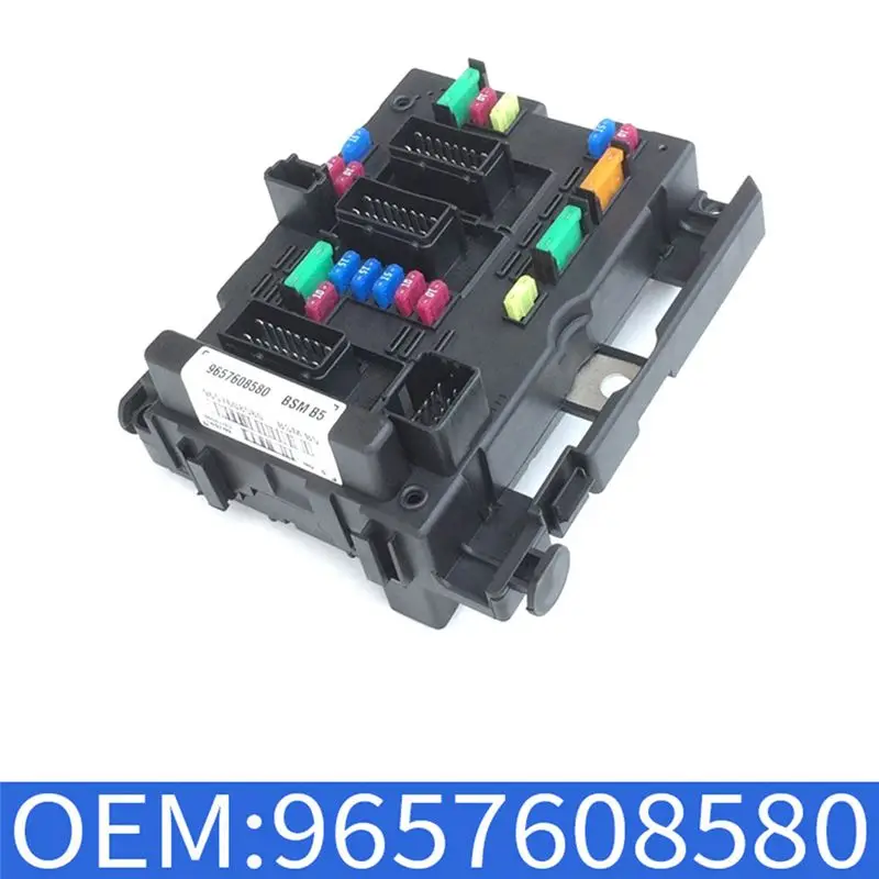 Firmly Fuse Box Module BSM B5 9657608580 6500Y1 For 206 307 406 Citroen C2 C3 C5 Berlingo Xsara Fuse Box Unit