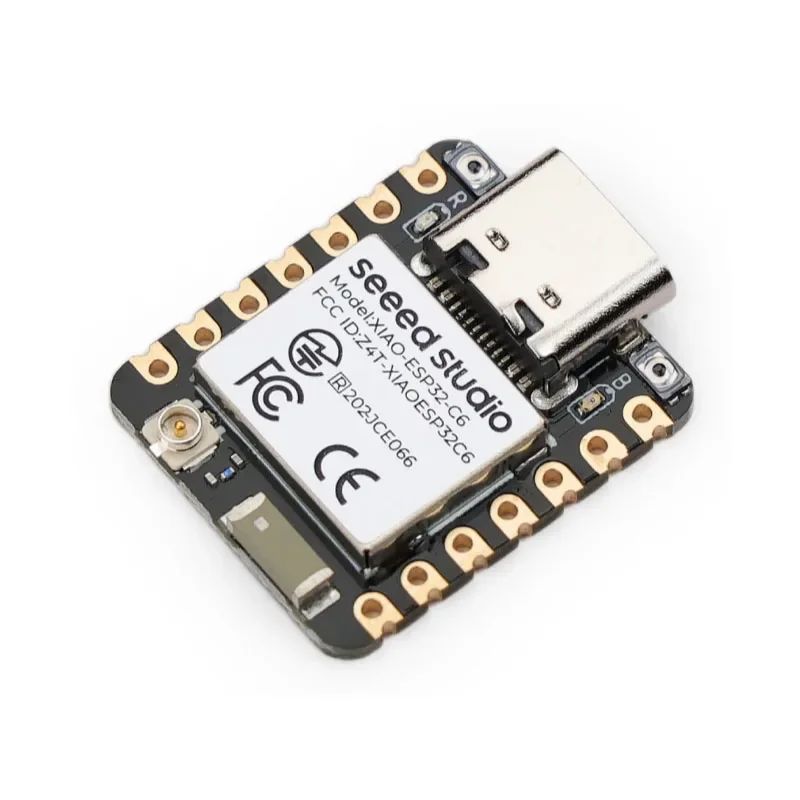 1PCS XIAO ESP32 C6 Seeed Studio 2.4GHz WiFi6 Bluetooth 5 Mini ESP32 C6 Development Board Bulit in 4MB Support Zigbee Matter