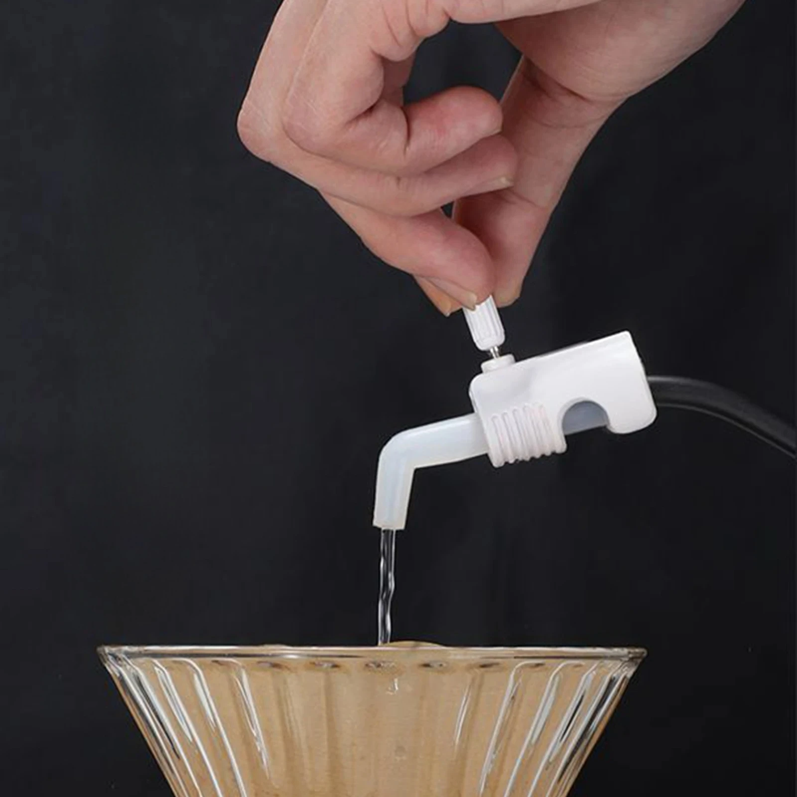 Chaleira de Precisão Gooseneck com Controle de Fluxo, para Preparo de Café em Casa