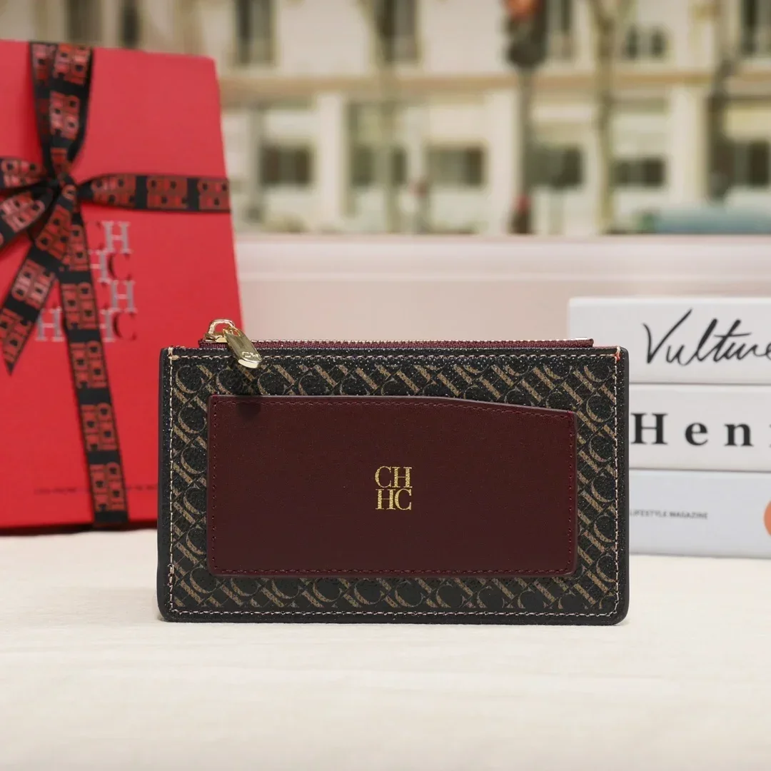 محفظة نسائية متعددة الأغراض من CH، متعددة الألوان، بسيطة ومحمولة، أنيقة وبسيطة، حامل بطاقات نسائية، محفظة عصرية