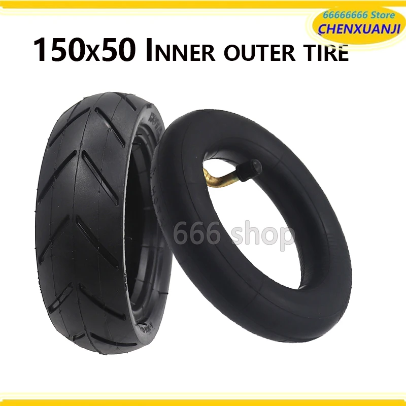 HOTA 6 Inch 150x50 Scooter Outer Tire Inner Tube 6x2 for Electric Scooter F0 Wheel Chair Truck Pneumatic Tyres