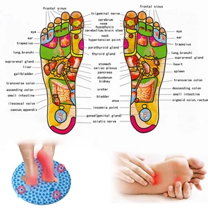 Füße Massage Teppich, akrantierter Teppich, Reflexzonenmassage an den Füßen, Fußfingerplatte, Magnettherapie, Akupressurscheibe, Druckpunktkissenplatte 9 Hauptverkäufe magnetisch Manta für Massage - №1