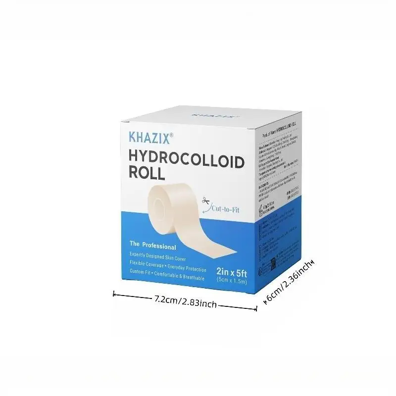Waterproof Cut-to-Size Hydrocolloid Acne Patch Ultra Thin Invisible Blemish Scar Removal Tape for Daily Skincare