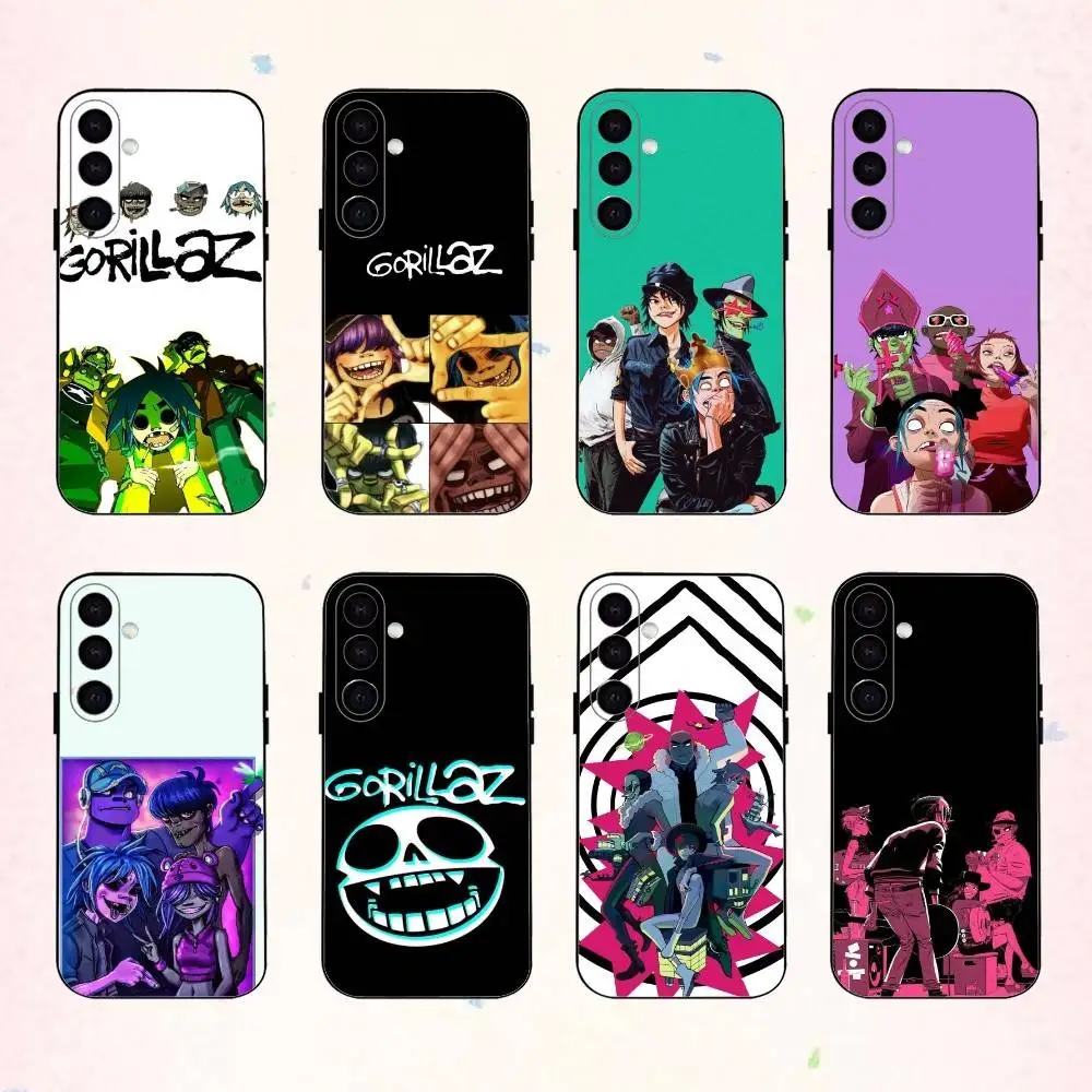 

Classic G-Gorillaz COOL Band phone Case For Samsung Galaxy A73,A72,A71,A70,A53,A52,A51,Others Soft Black Shell