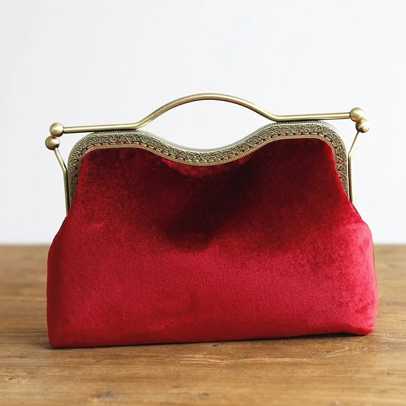 

New Classic Vintage Bag Top Handle Mother Bags Women Shoulder Crossbody Bag Chain Fringe Women's Handbags Purses Lock Bags