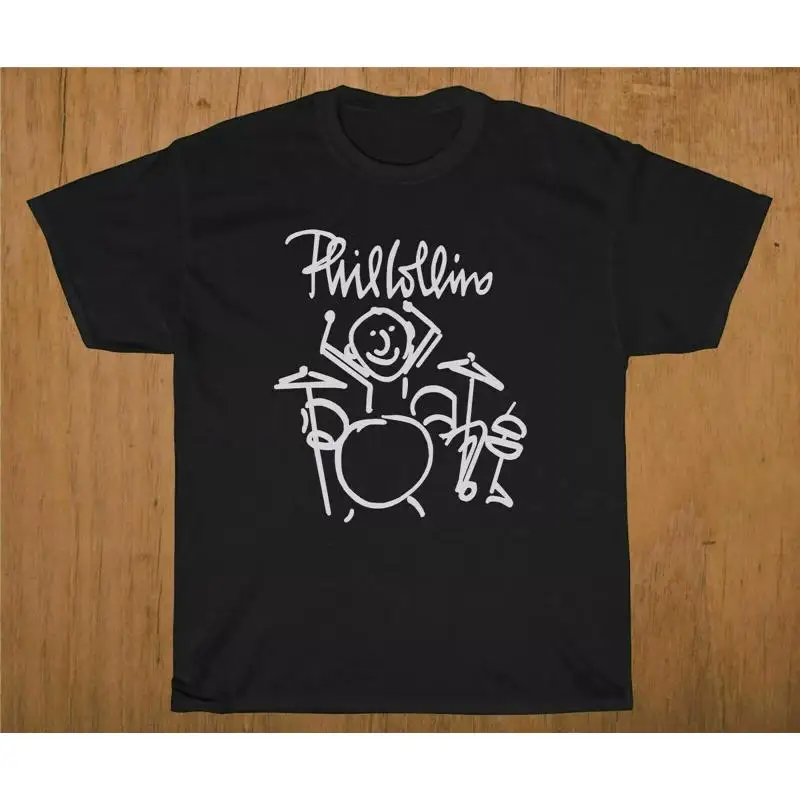 V T G Phil Collins Pop Rock Band Men Shirt Black All Sizes 1U18