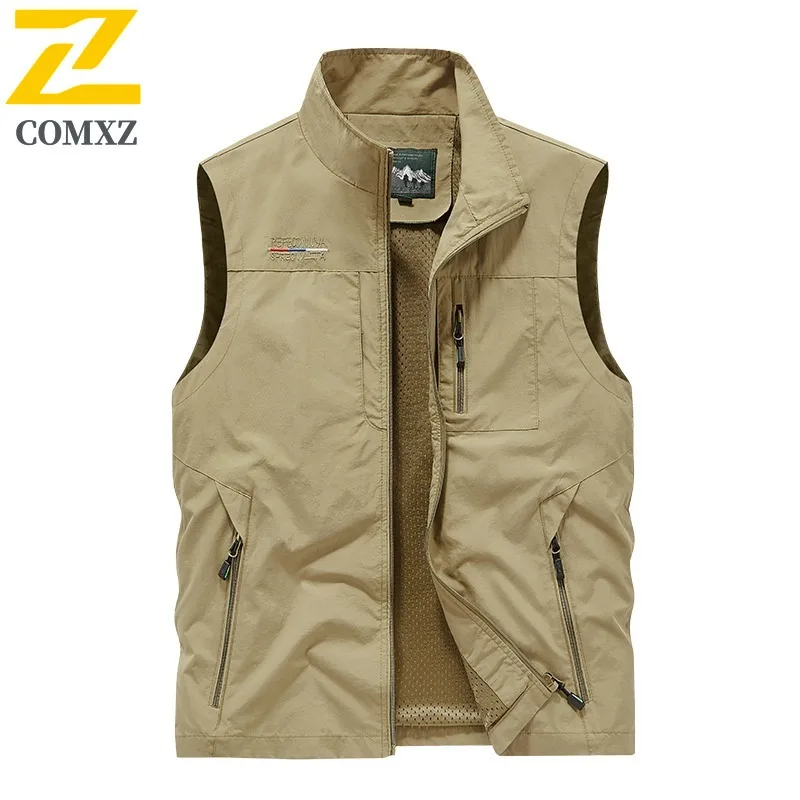سترة رجالية 3 مواسم متعددة الوظائف فائدة تنفس مصور الصيد سترة بلا أكمام عادية مع للرياضة في الهواء الطلق #2