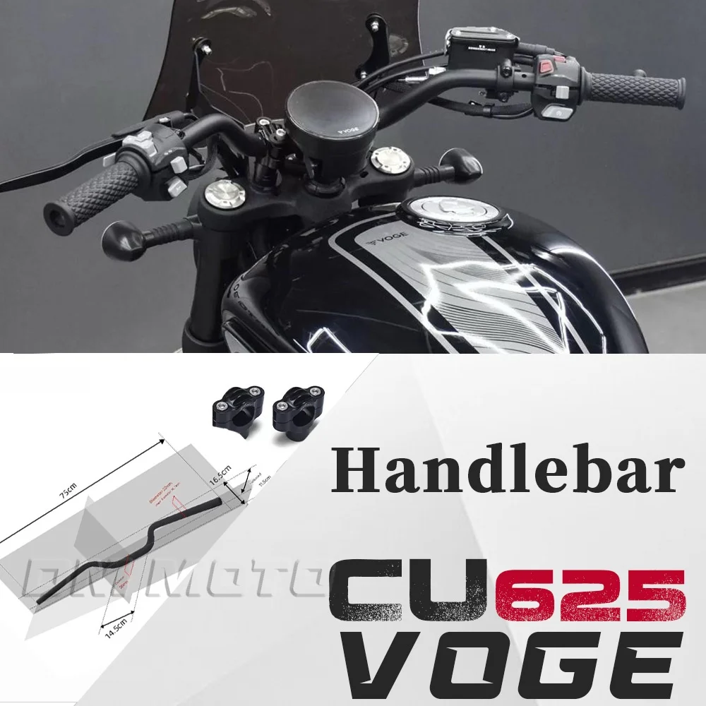 

Модифицированный алюминиевый сплав для мотоцикла Xiaoyan, опускающийся руль, аксессуары для прямой установки для VOGE CU625 CU-625