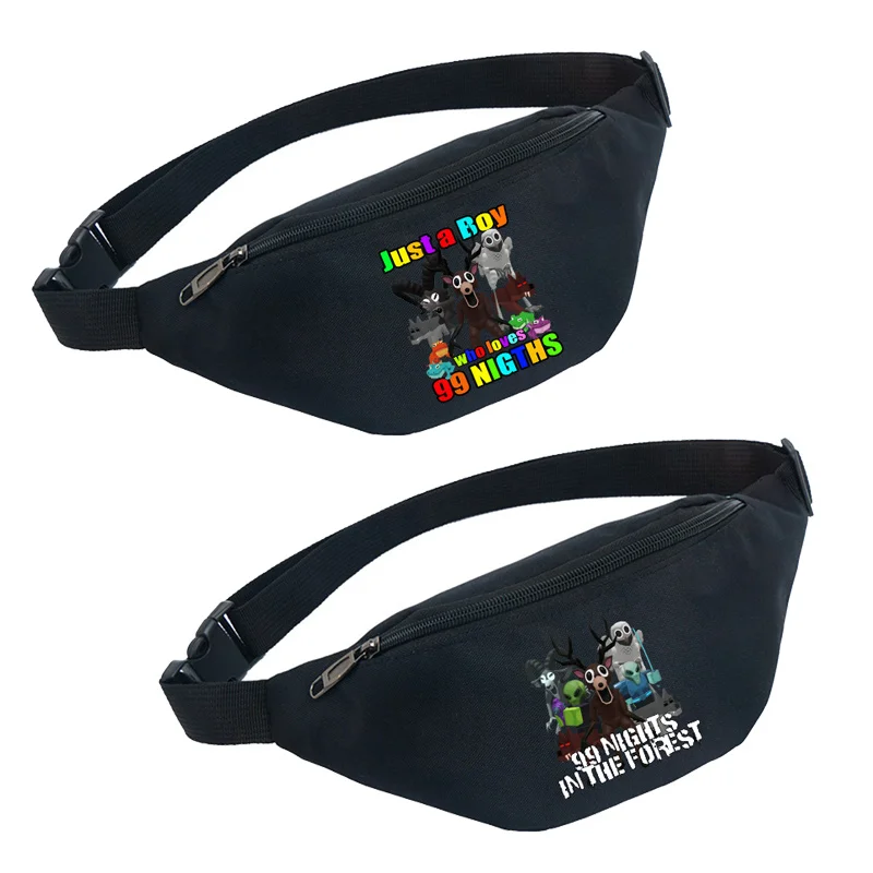 99 ليال في الغابات الخصر حقيبة الرجال الفتيان مقاوم للماء أكياس الصدر الرعب الغزلان الرياضة السفر المحمولة حقيبة جيب حزمة حقيبة كروسبودي