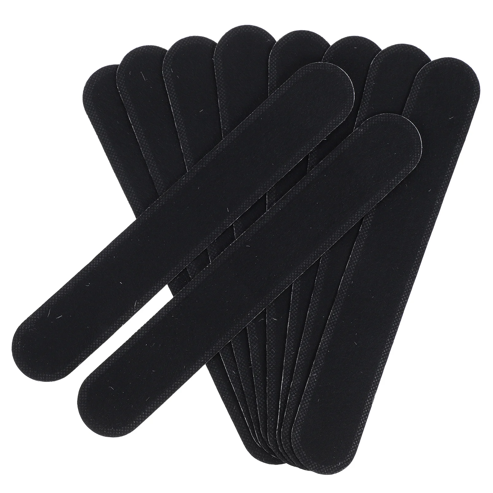 30 قطعة منصات بقع العرق وسادة قبعة غير مرئية لاصق ماصة العصابة للقبعات تي شيرت البلوزات قابلة لإعادة الاستخدام مريحة الأسود #2