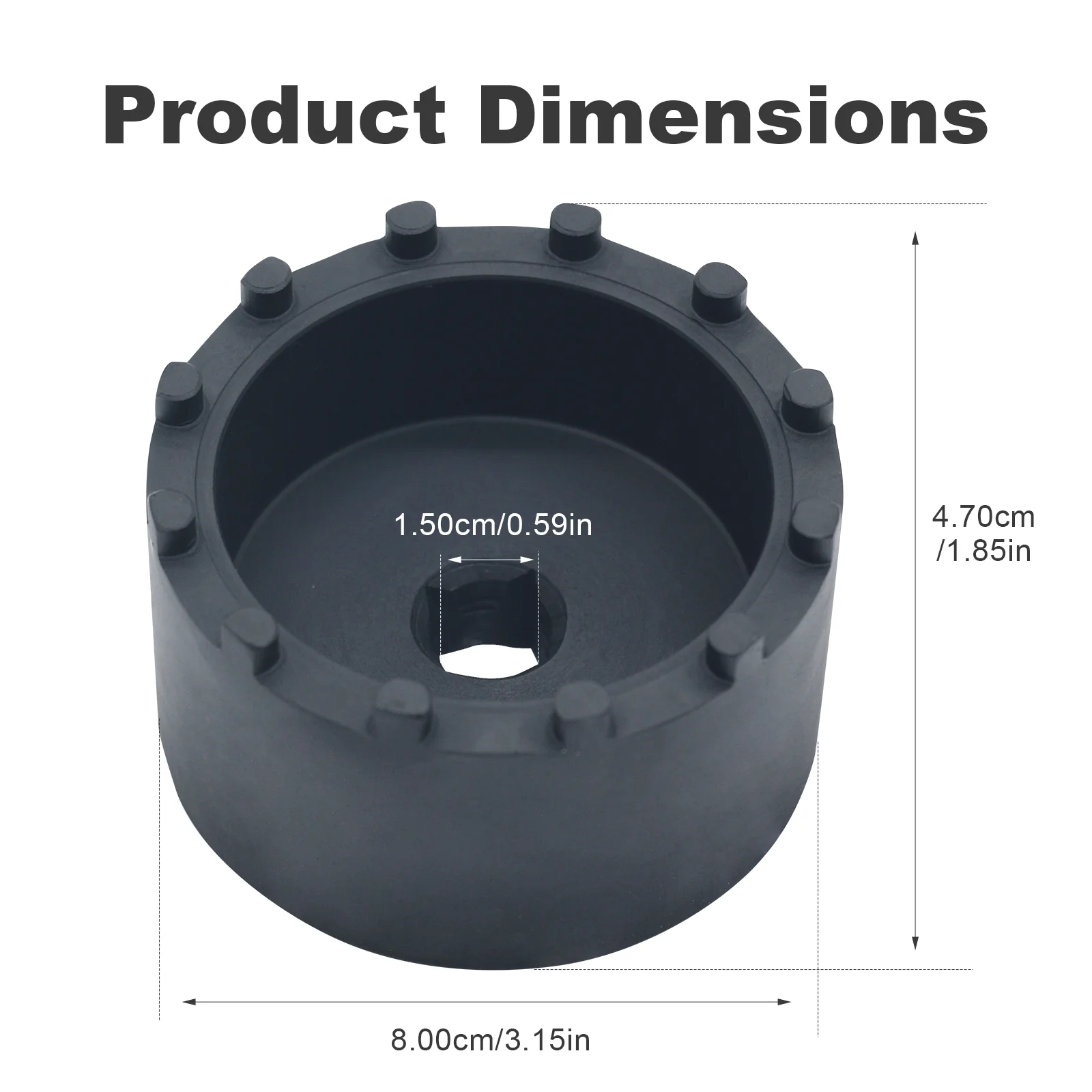 Axle Nut Socket 31510 High Performance Practical Premium Easy to Install Professional Portable Accessory Replacement for GM