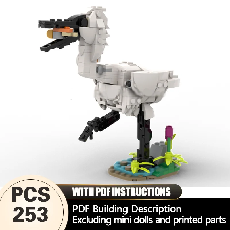

Creators Animal Series Model MOC Building Bricks Water Bird Modular Technology Gifts Holiday Assemble Children Toys Suit