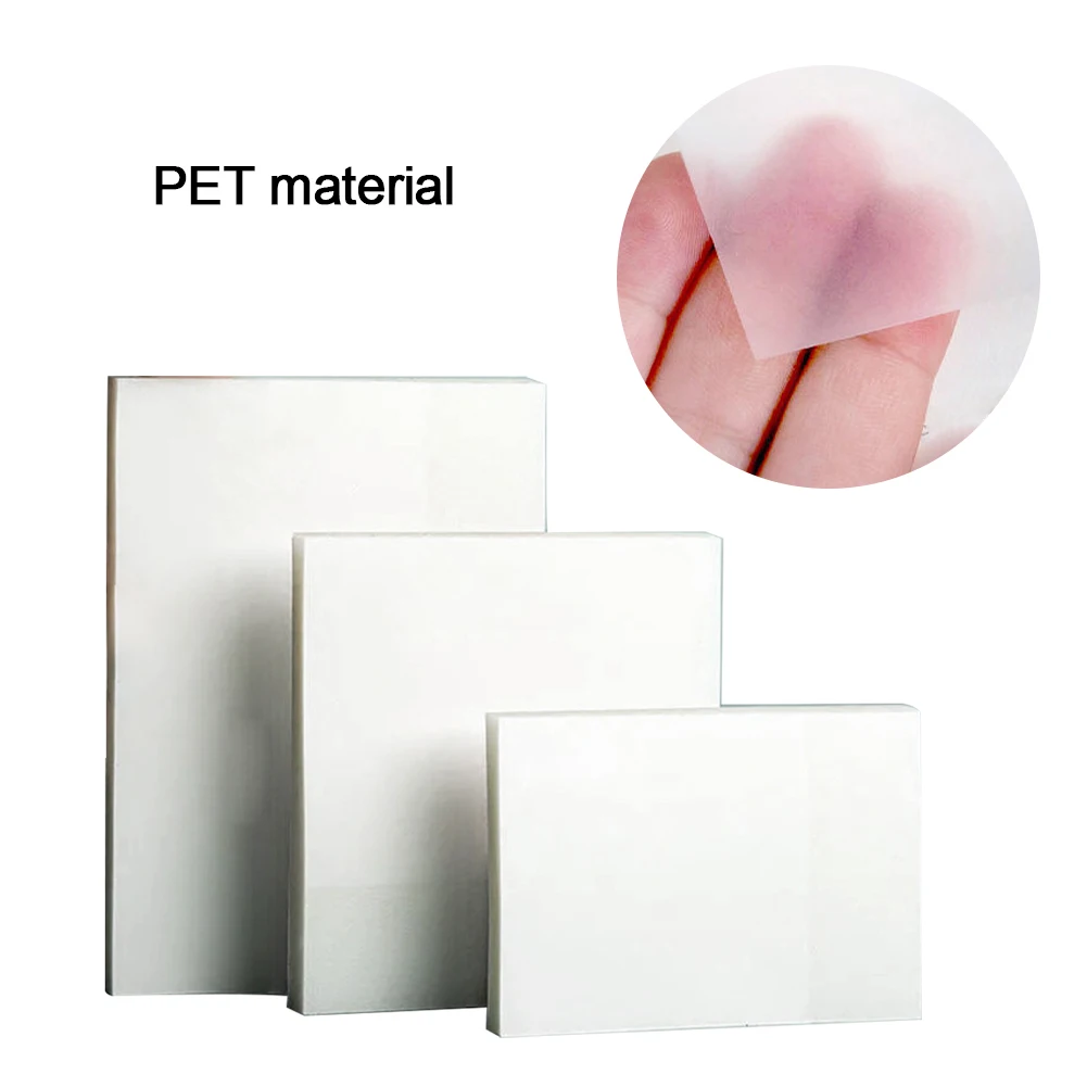 ورق ملاحظات شفاف ذاتي اللصق مقاوم للماء من الحيوانات الأليفة ، كتابة يومية محمولة ، مذكرة منشورة من المنزل والمدرسة ، طالب ، 3 أحجام ، أوراق