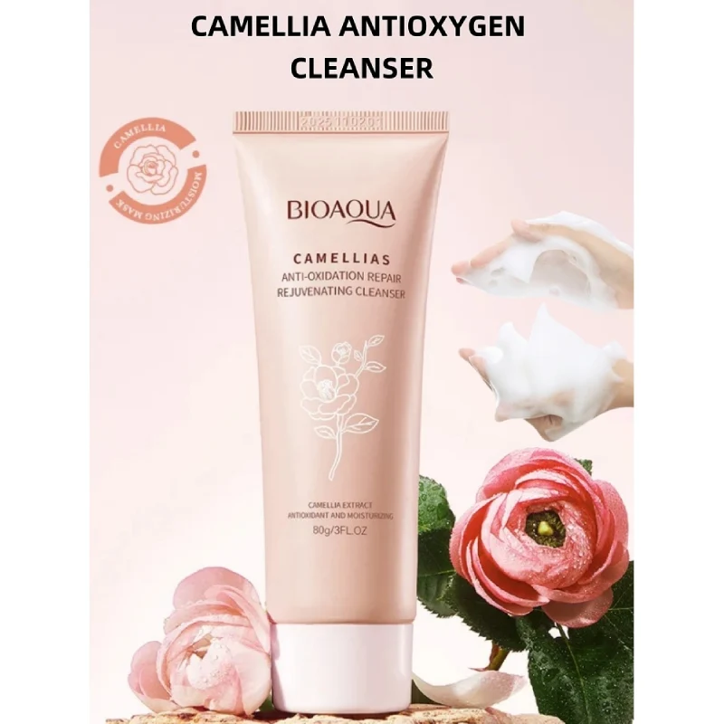 

BIOAOUA Camellia Anti Oxygen Cleansing Milk Moisturizing Deep Cleansing Oil Control Gentle Care Facial Cleanser Skin Care