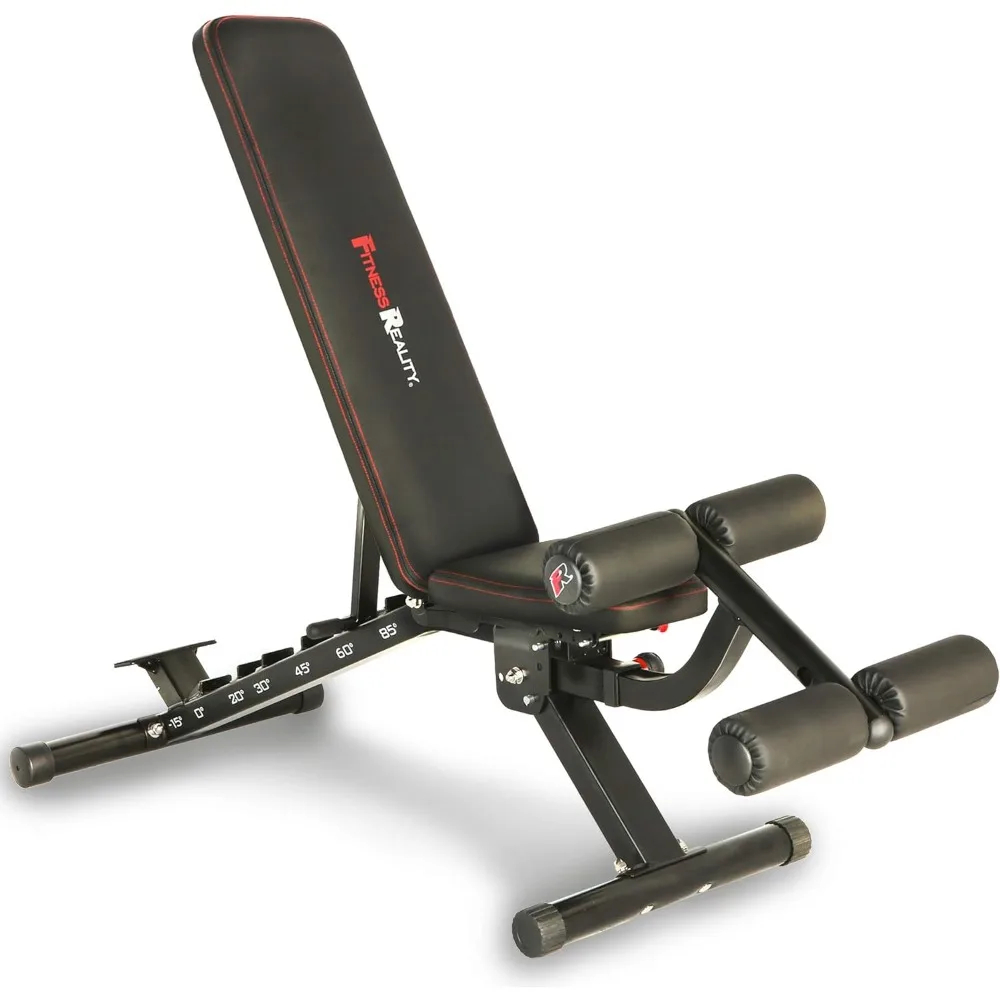 

2000 Super Max XL - Adjustable Weight Bench - Bench Press and Workout Bench for Incline Decline Strength Training