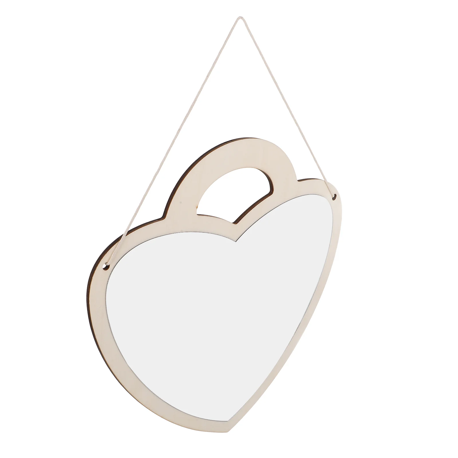 

Heart Acrylic Mirror Wall Hanging Decor Cute Heart Mirror Wall Mounted Makeup Mirror for Entry Bathroom Bedrooms Living Room