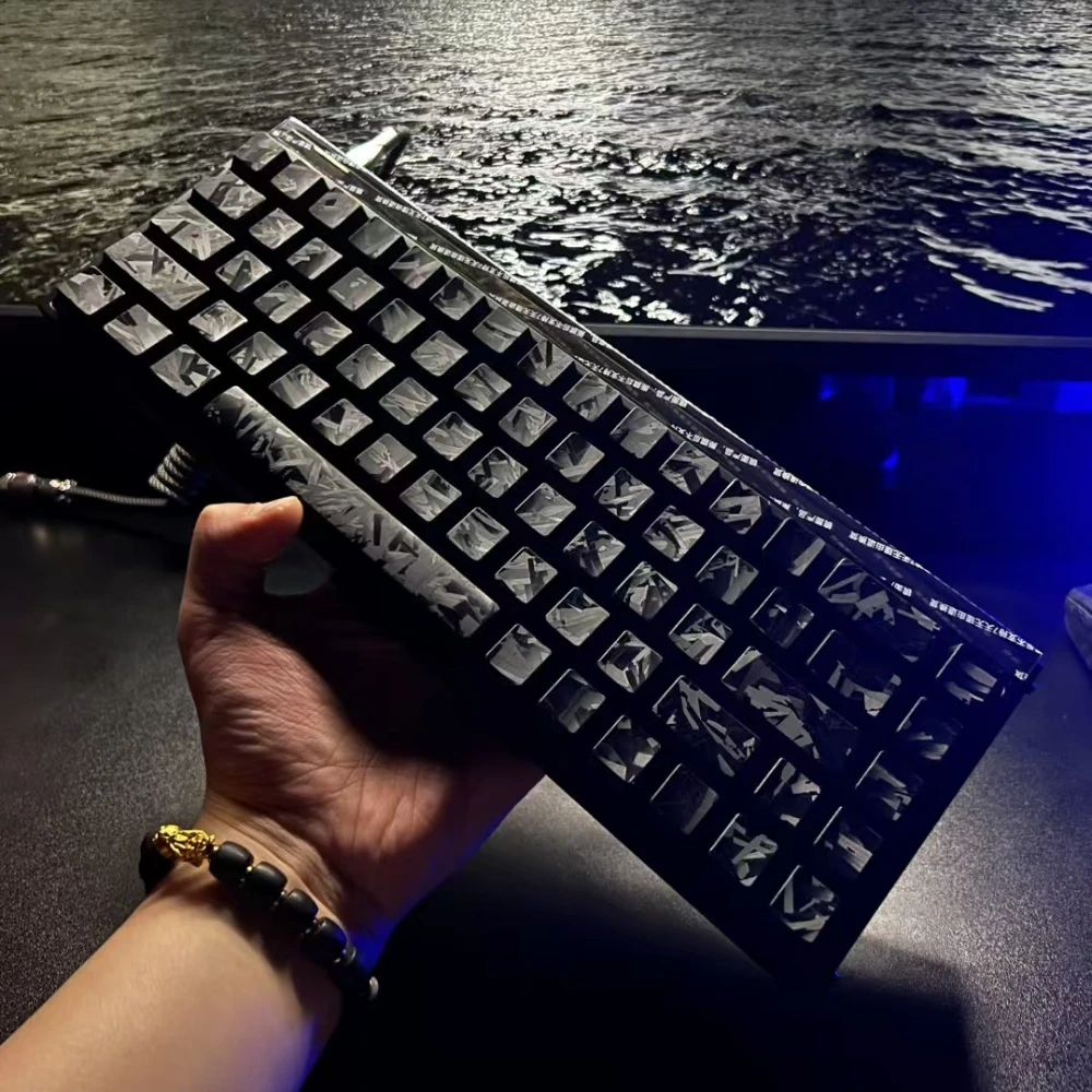 Кованая углеродная тема, колпачок для клавиатуры из ПБТ, персонализированная крышка для клавиатуры, колпачок для клавиатуры с вишневым профилем для механической клавиатуры 61/68/75/87