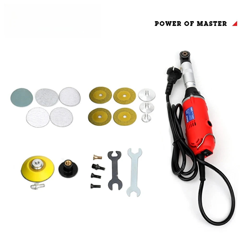 

Ceramic Tile Beauty Sewing Tool 380W Electric Straight Grinder 6 Variable Speeds Cleaning Machine Grinder Sander Polisher