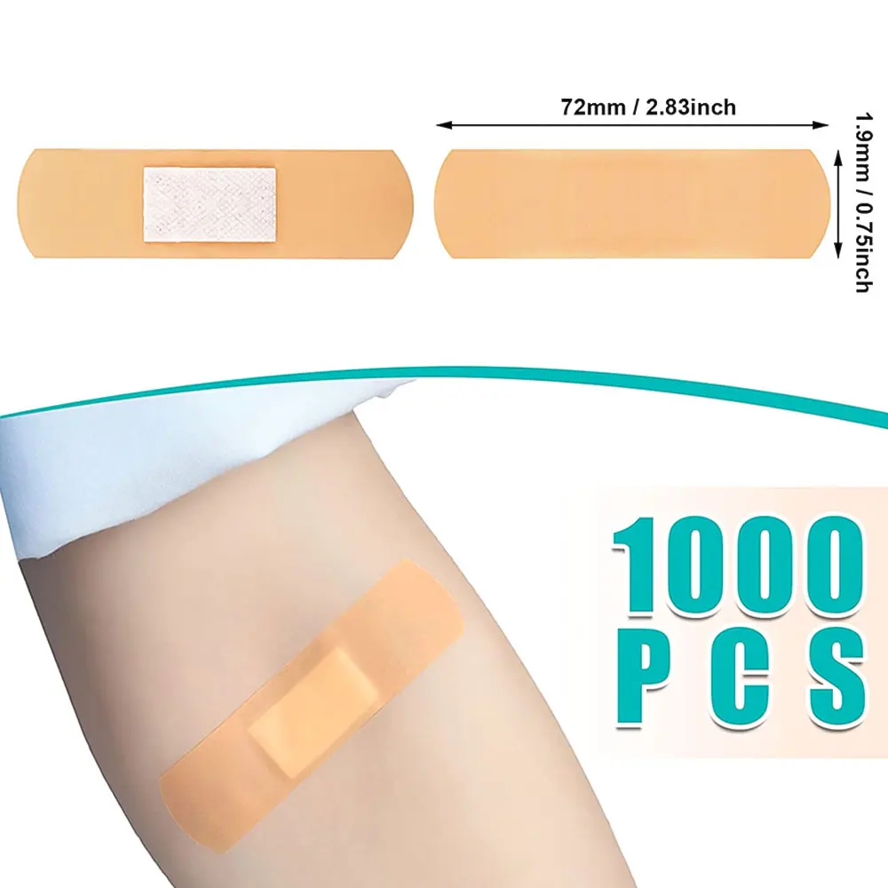 100 قطعة/الحزمة مقاوم للماء الجرح لاصق المقرب الطبية المضادة للبكتيريا الضمادات ملصق المنزل السفر الإسعافات الأولية لوازم