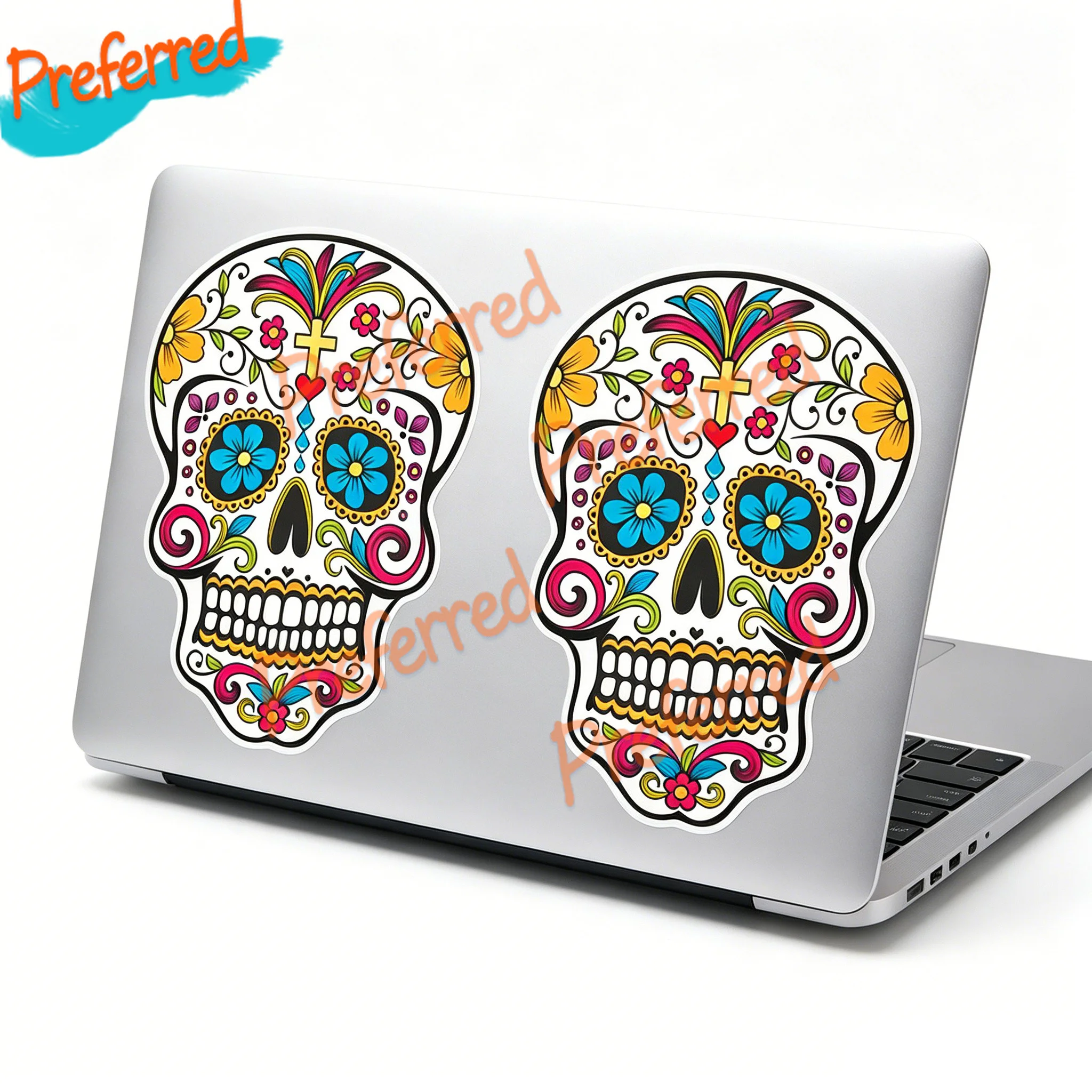 2x Sticker Vinilo Decal Vinyl Aufkleber Azucar Mexicana Calavera Skull Mexican PACK - Customizable in Any Sticker Size